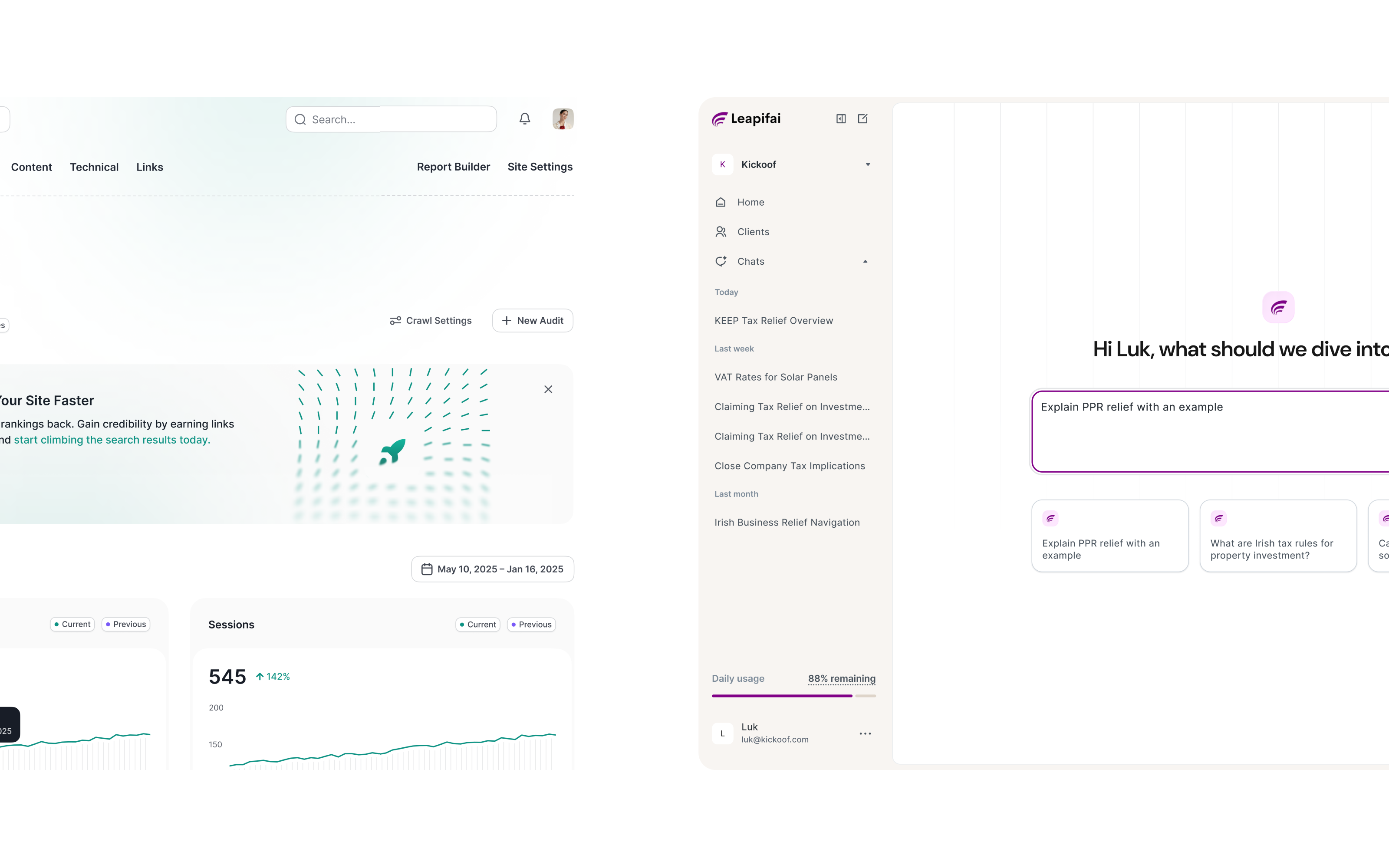 Before / After redesigns